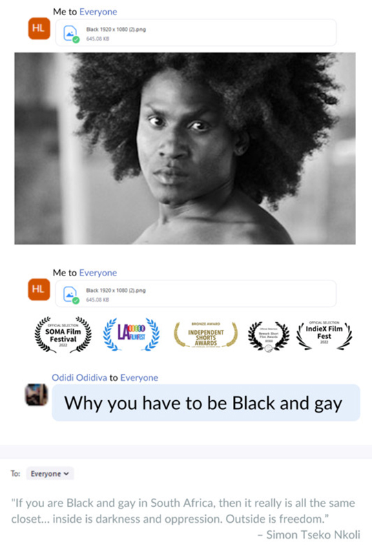 Why you have to black and gay film poster